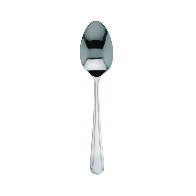 Update International DOM-13 Dominion Series Dessert Spoon #13, 6-7/8", Pack of 12