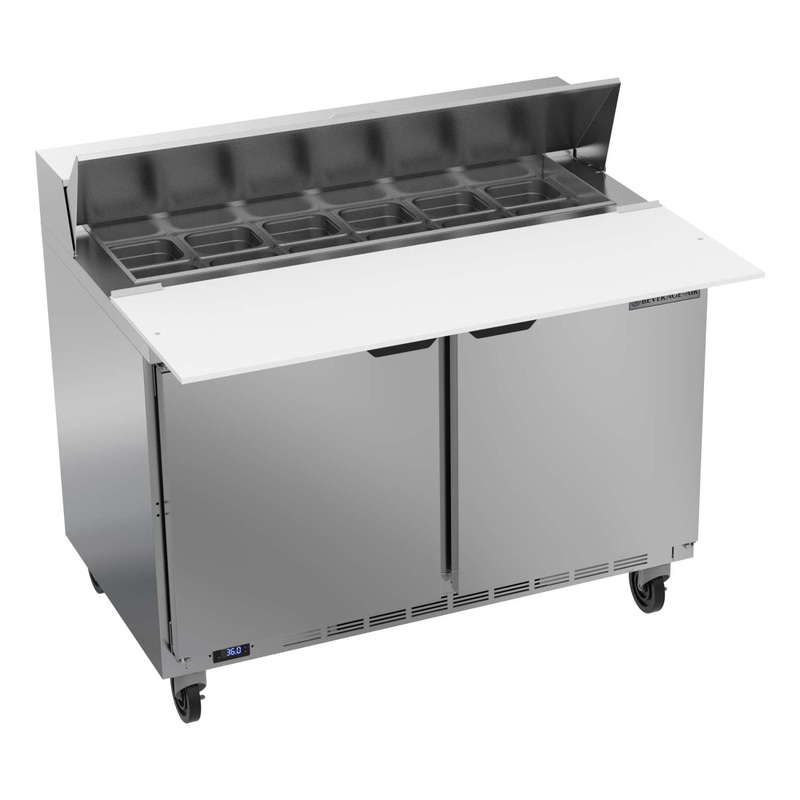 Beverage Air SPE48HC-12Hydrocarbon Series Sandwich Prep Table, 48"