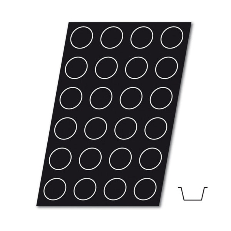 Flexipan FLX03051 Muffins Mold, Sheet of 24, 2-3/4"
