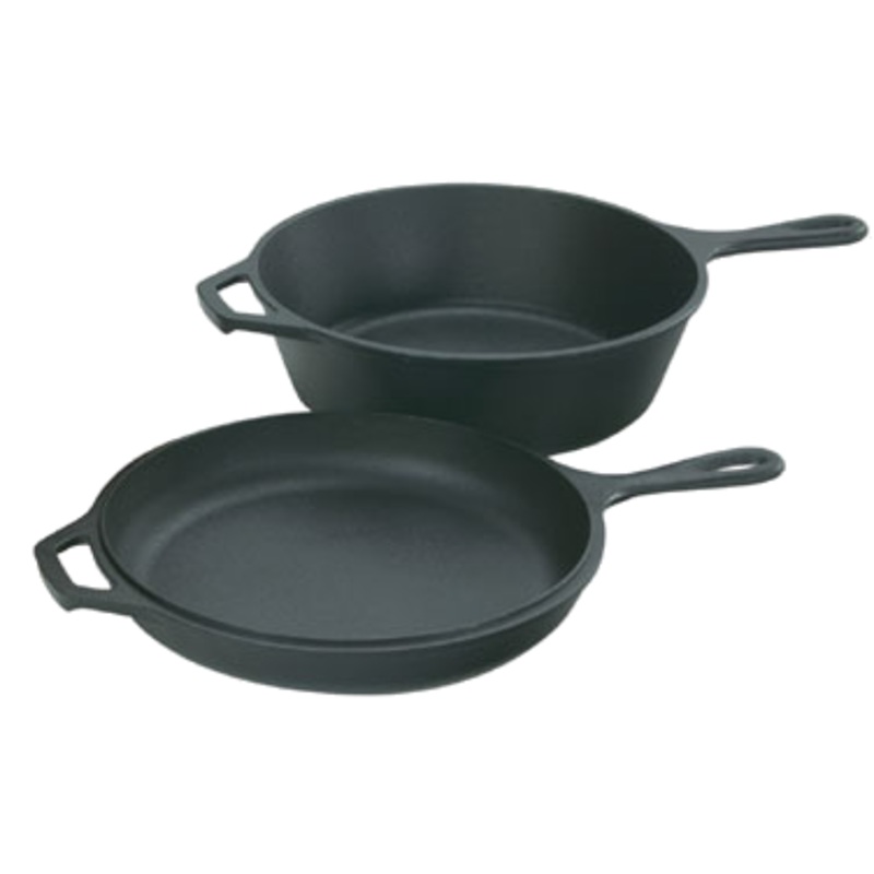 Lodge LCC3 Cast Iron Combo Cooker, 3 qt.