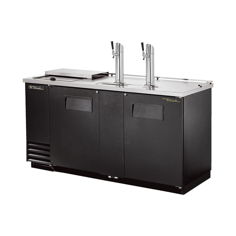 True TDD-3CT-HC Three Keg Capacity Club Top Direct Draw Beer Cooler