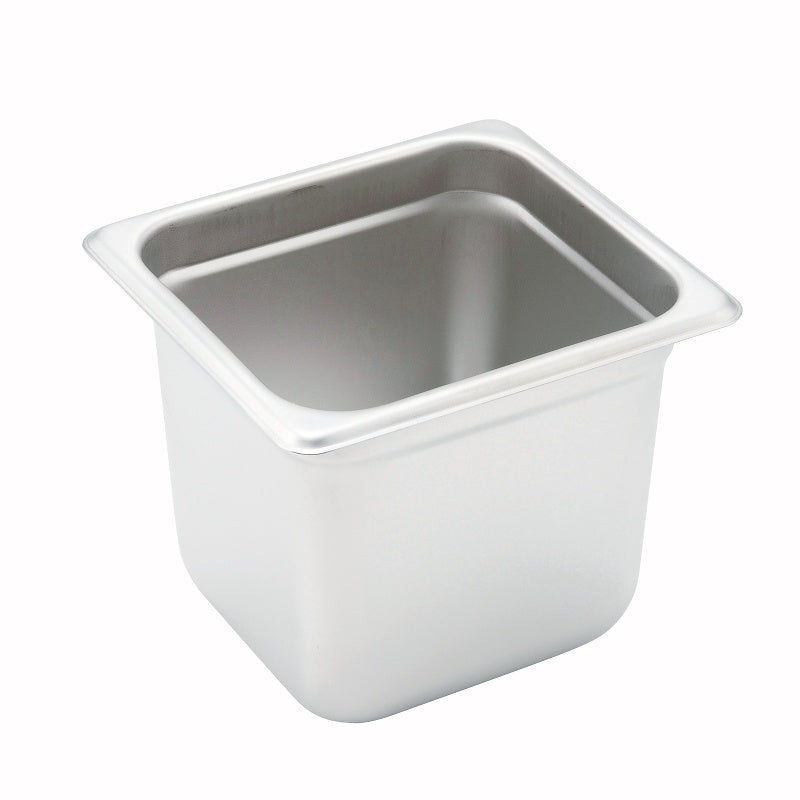 Winco SPJH-606 Steam Table Pan, 1/6 size, 6" Deep