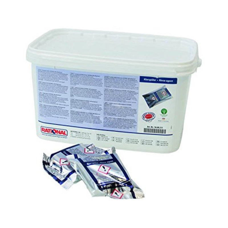Rational 56.00.211 Rinse Tablets for SelfCooking Center, Bucket of 50