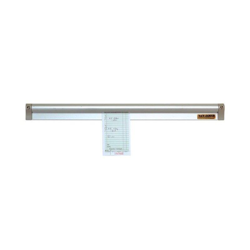 San Jamar CK6536A Restaurant Slide Check Rack / Ticket Holder, 36"