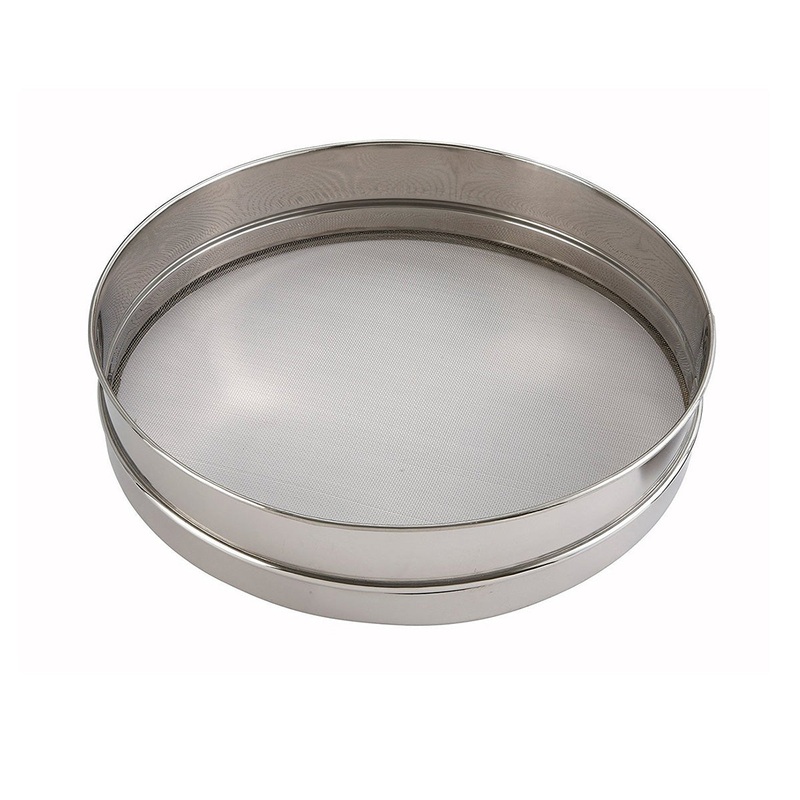 Stainless Steel Rim & Mesh Sieve, 14"