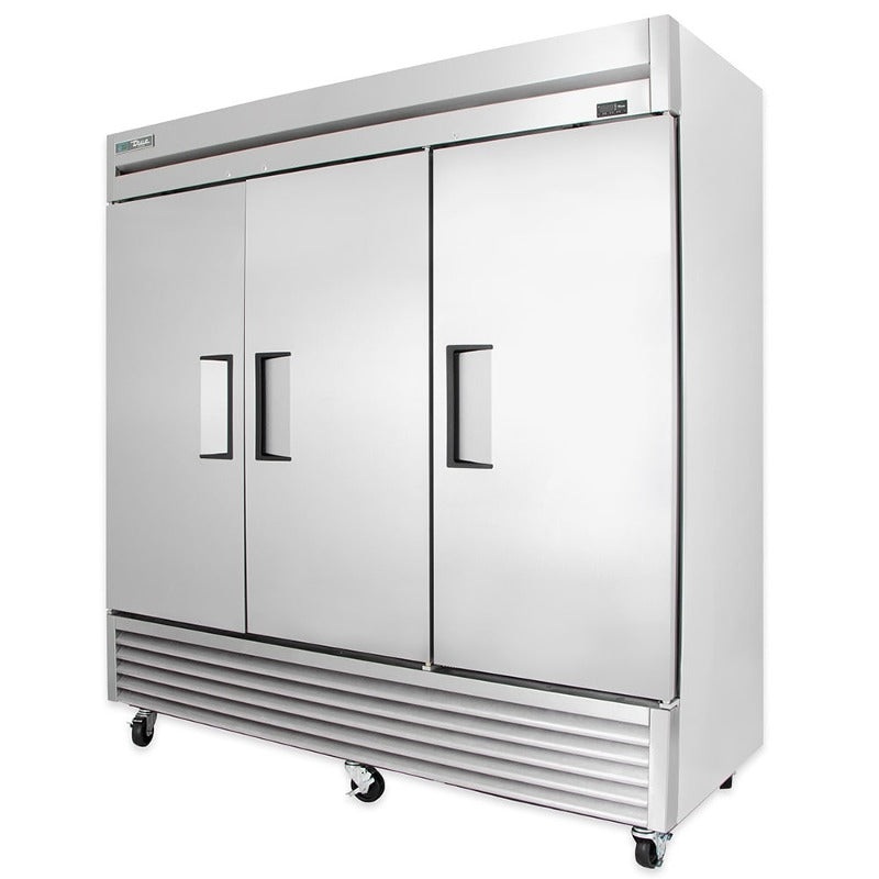 True T-72-HC T-Series Solid Door Reach-in Refrigerator, 3 Section