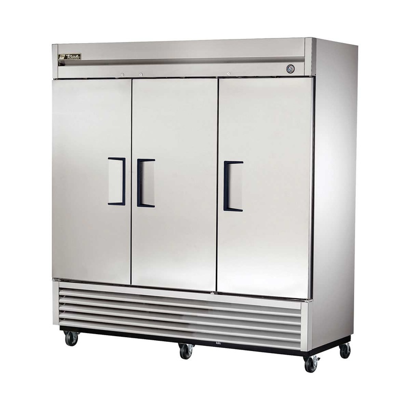 True T-72F T-Series Solid Door Reach-In Freezer, 3 Section