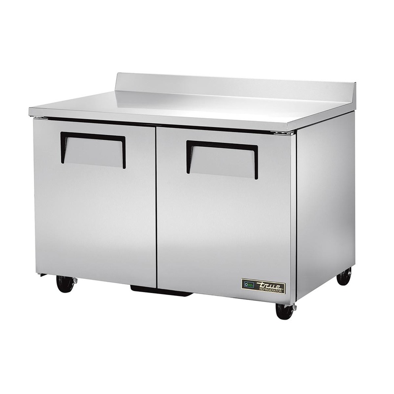 True TWT-48 Two Section Work Top Refrigerator