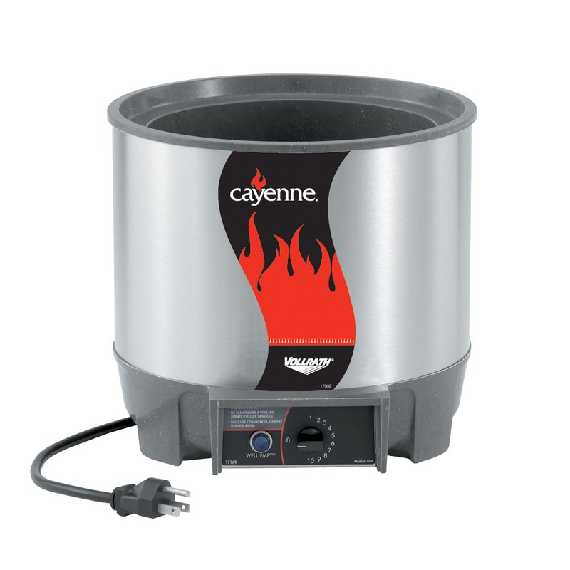 Vollrath 72017 / HS-7 Cayenne Heat'N Serve Food Warmer, 7 qt.