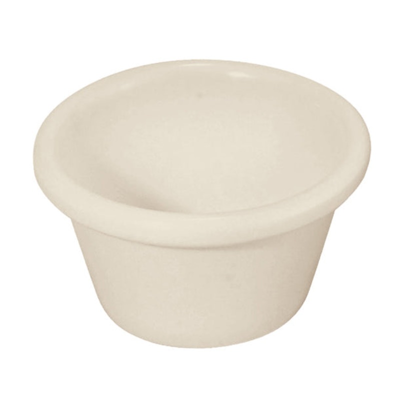 Winco RP-3B Ramekin, Smooth Melamine, Bone White, 3 oz.