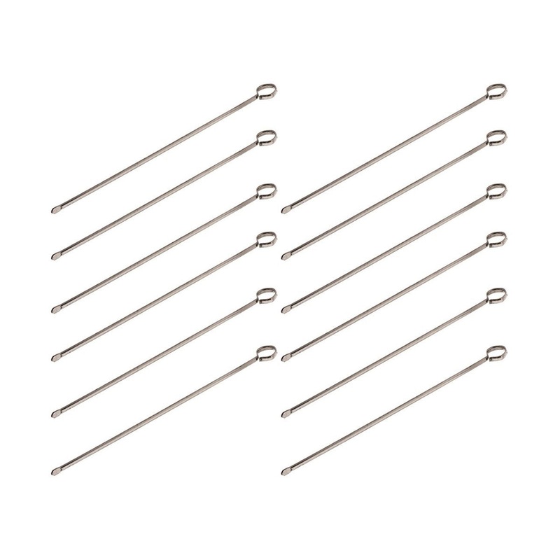 Winco SKO12 Long Skewer w/ Oval Blade, 12", Pack of 12