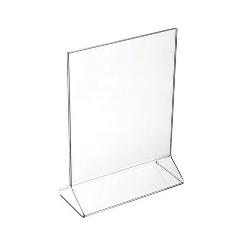 Acrylic Table Tent Card Holder, 5" x 7"