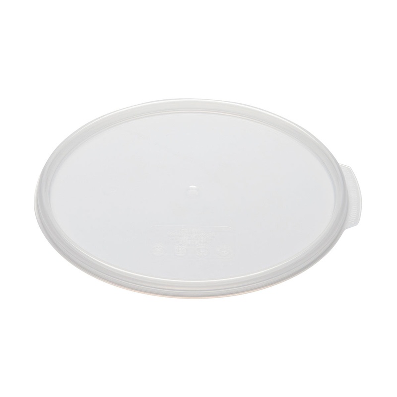 Cambro RFS12SCPP190 Camwear Round Seal Lid, Translucent, 12, 18 & 22 qt.