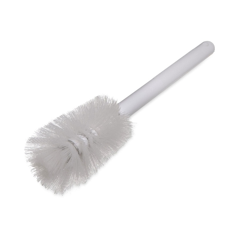 Carlisle 4046600 Sparta Handle Pint Bottle Brush, White, 12"