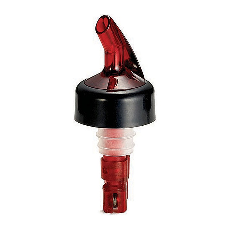 Tablecraft 2246A Proper Pour Dip Tube, Red, 1 oz.