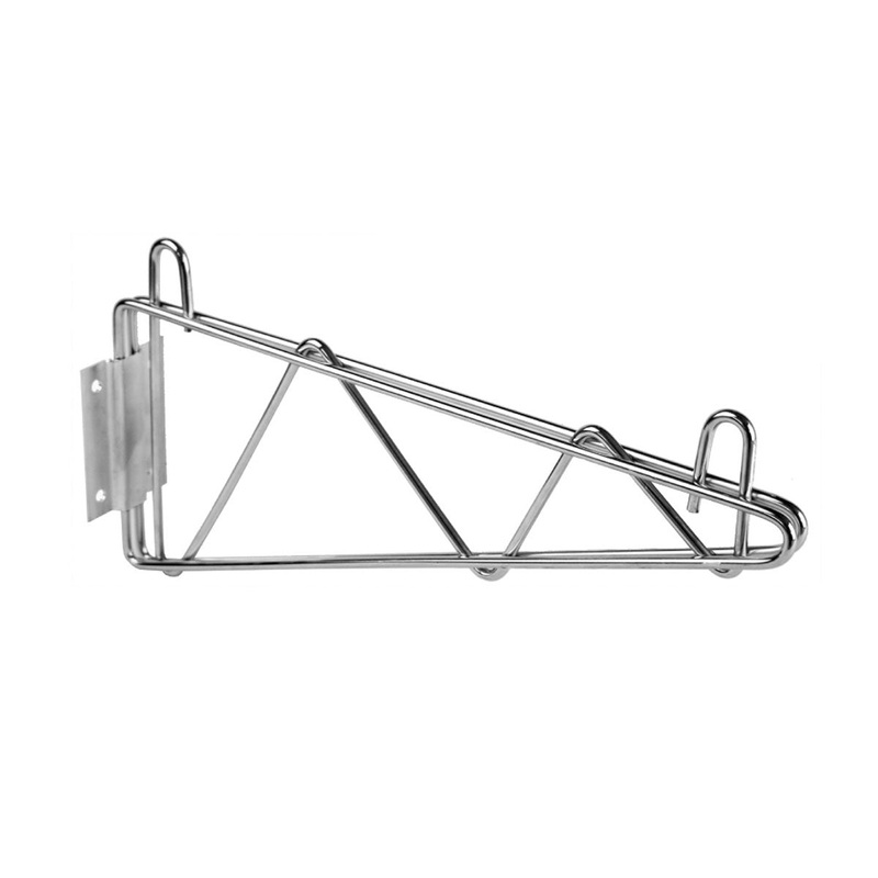 Thunder Group WBSV018 Single Wall Bracket, Chrome, 18"
