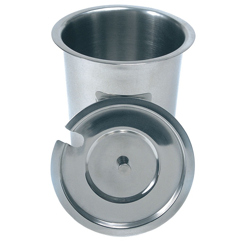 30 oz Solid Stainless Steel Flatware Cylinder