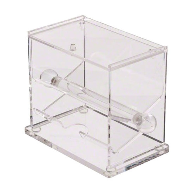 Acrylic Stirrer Dispenser, Clear