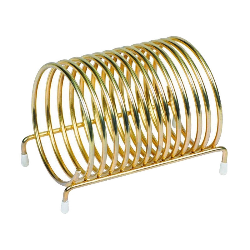 Brass Plated Spiral Check Caddy, 3"