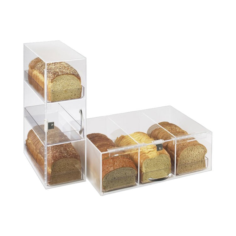 Cal-Mil 1204 Classic Acrylic Bread Case, 3-Tier, Clear