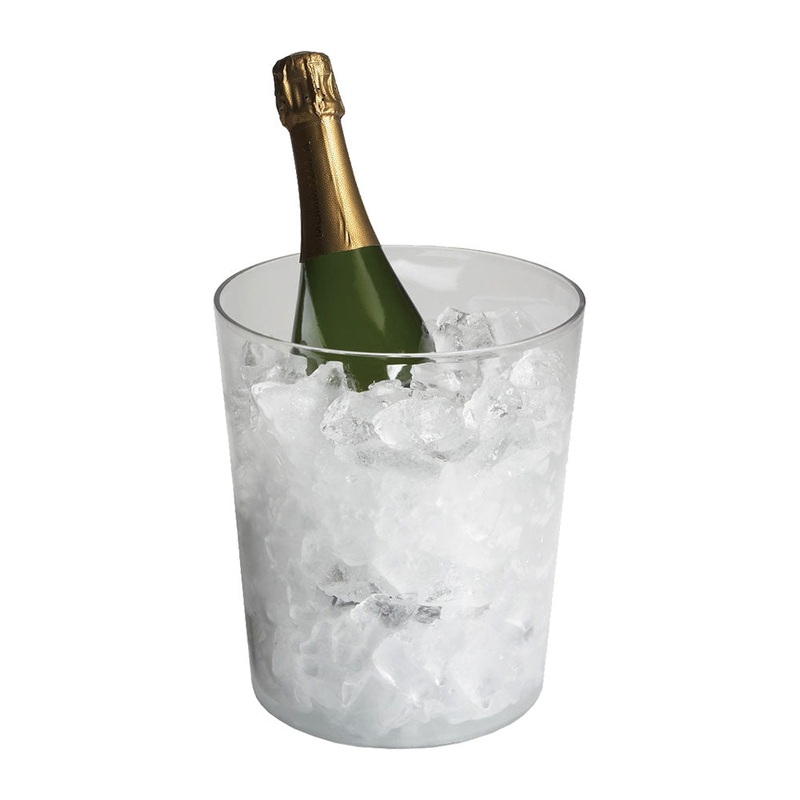 Cambro WC100CWNH135 Wine Cooler Ice Bucket, Clear