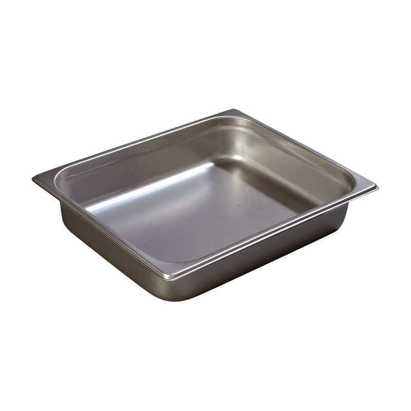 Carlisle 607122 DuraPan Steam Table Pan, 1/2 Size, 2-1/2" Deep