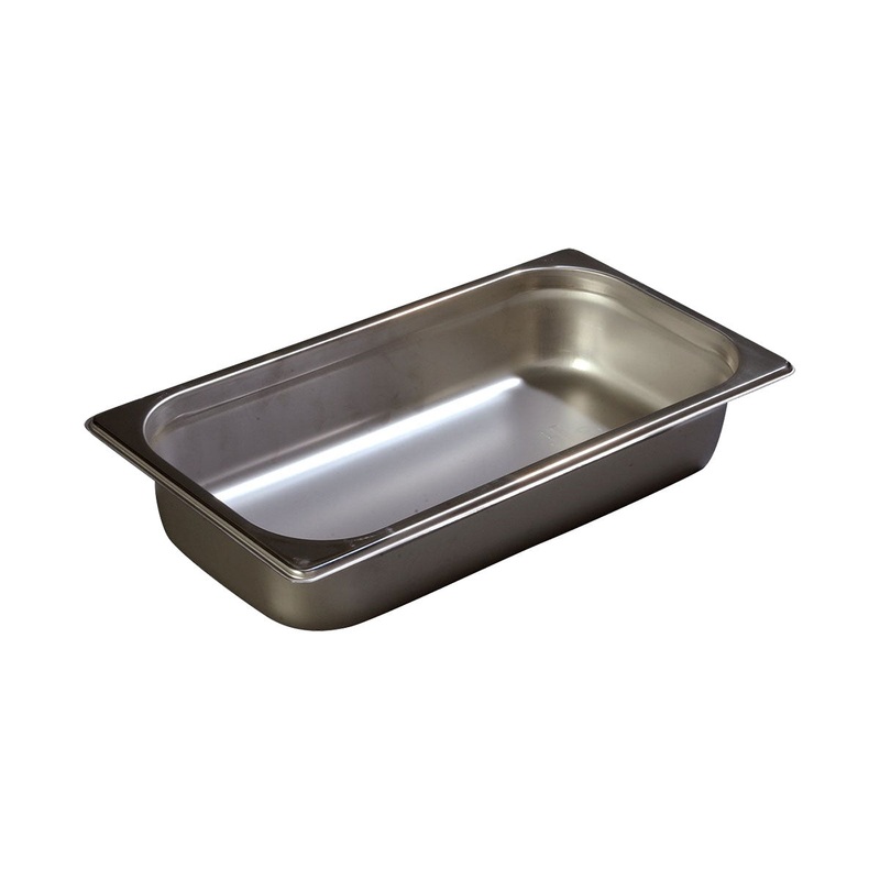 Carlisle 607132 DuraPan Steam Table Pan, 1/3 Size, 2-1/2" Deep