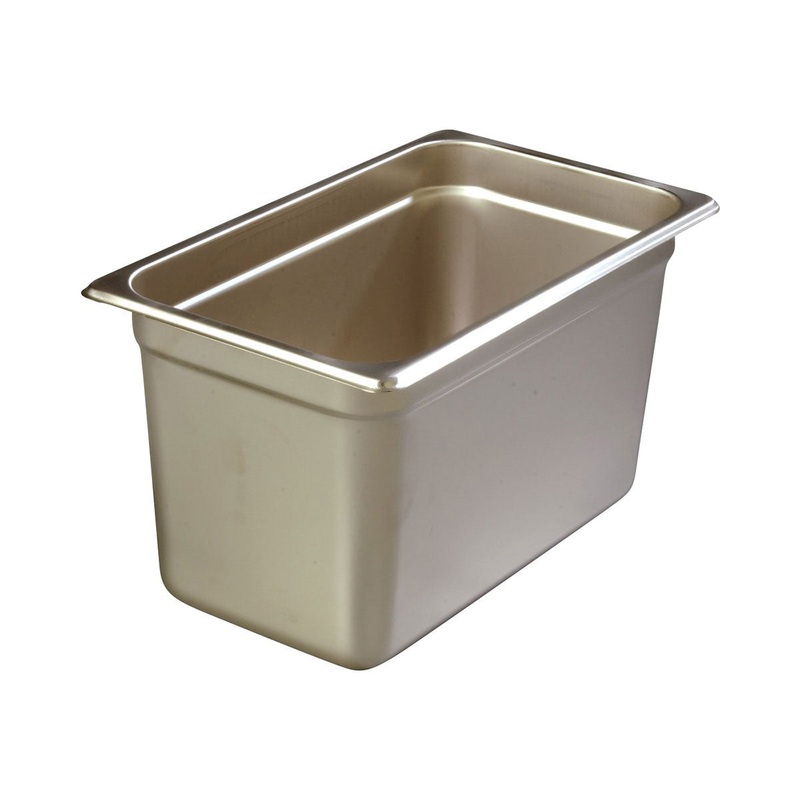 Carlisle 607146 DuraPan Steam Table Pan, 1/4 Size, 6" Deep