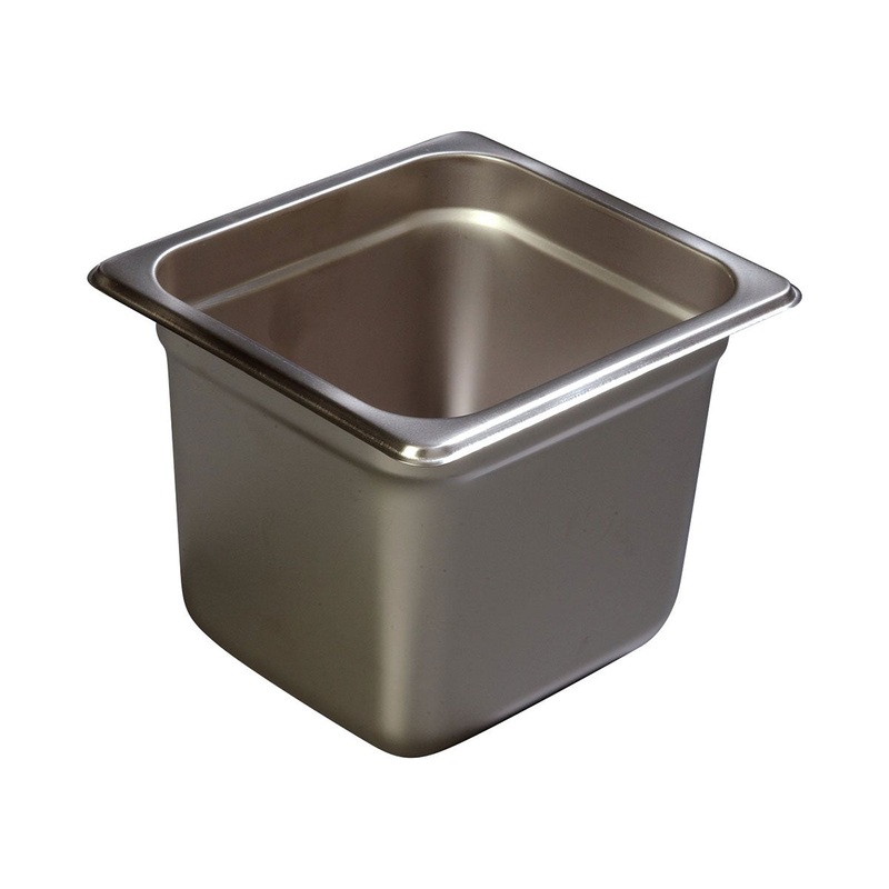 Carlisle 607166 DuraPan Steam Table Pan, 1/6 Size, 6" Deep