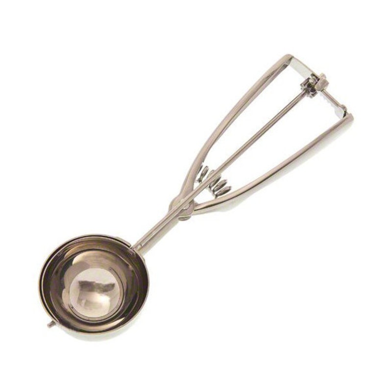 Disher, Size 12, Stainless Steel with Ambidextrous Handle, 3-1/4 oz.