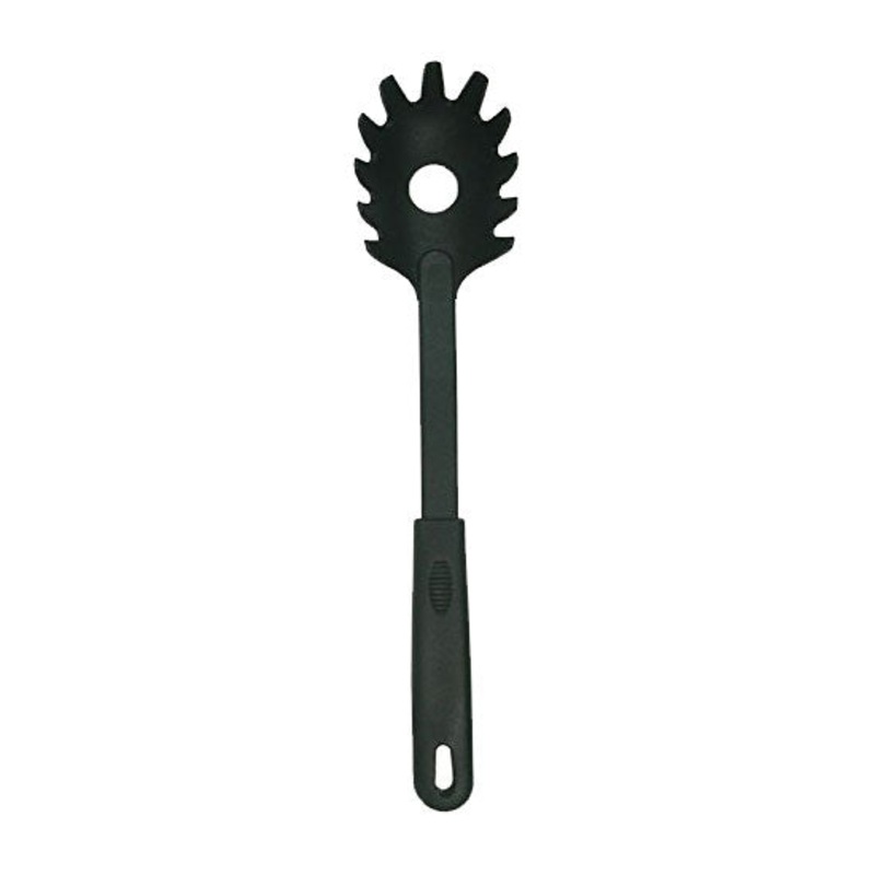 Disposable Spaghetti Server, Black, 12"