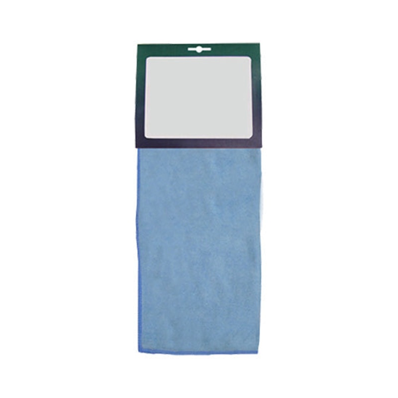 Microfiber Cleaning Cloths, Blue, Pack of 6