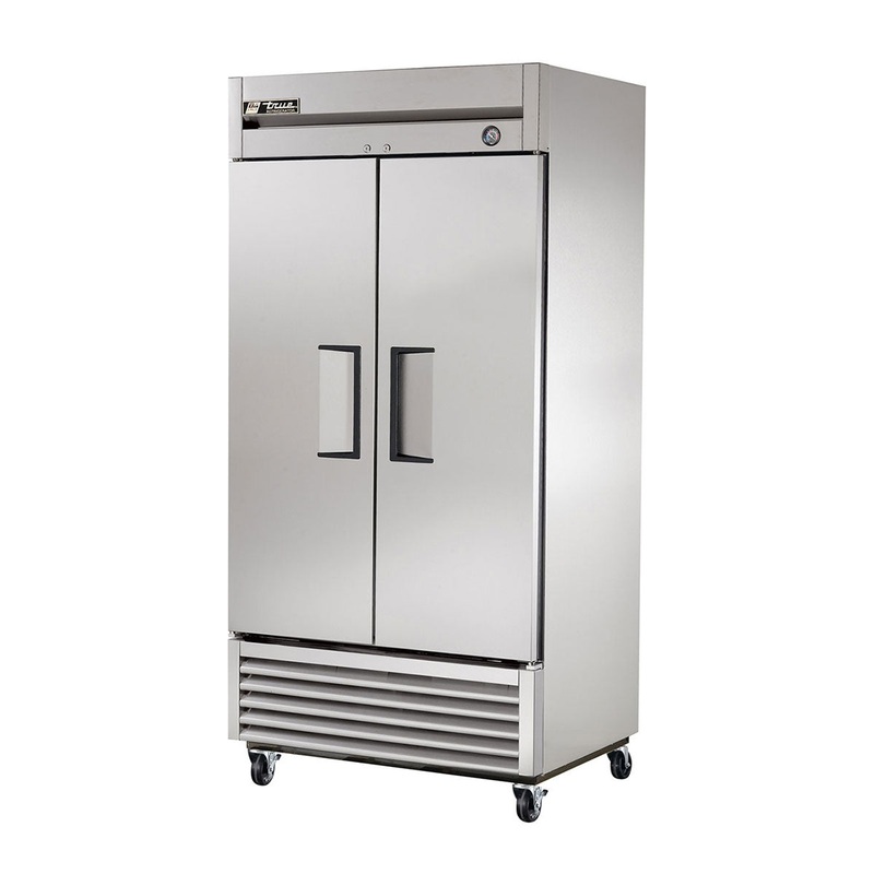 True T-35-HC T-Series Solid Door Reach-in Refrigerator, 2 Section