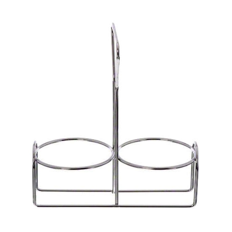 Update International CJ-72H Wire Condiment Jar Holder w/ 2 Holes