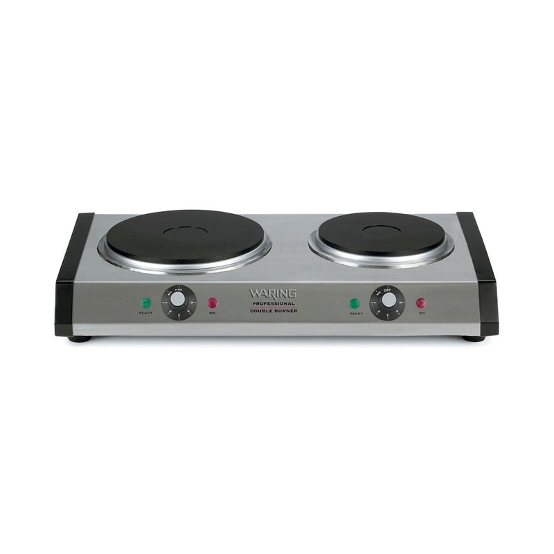 Waring WDB600 Heavy-Duty Commercial Cast Iron Double Burner