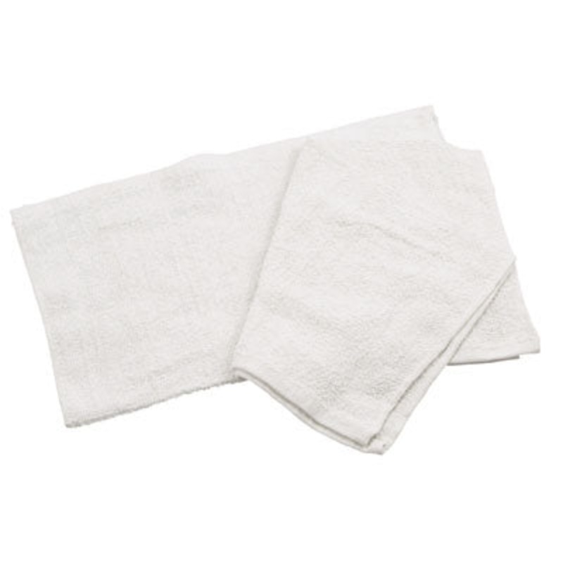 White Bar Mop Towels, Pack of 12