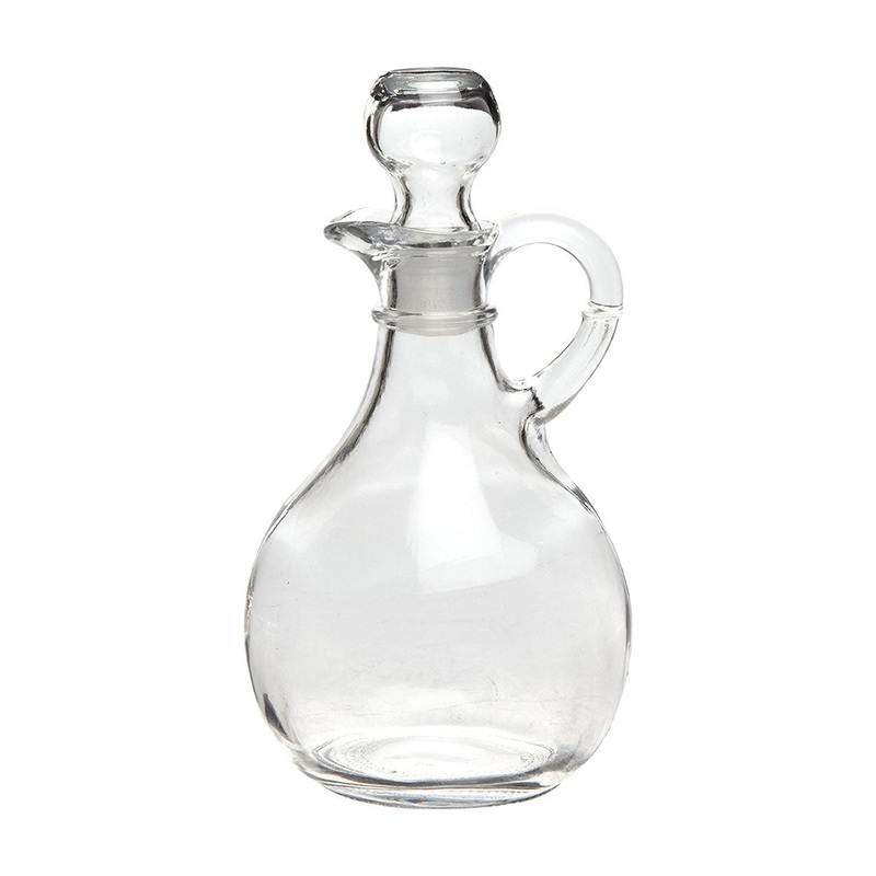 Anchor Hocking 980R Presence Oil / Vinegar Glass Cruet w/ Stopper, 10 oz.