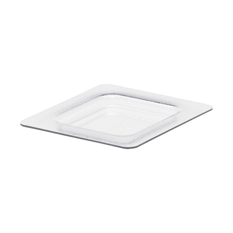 Cambro 60CFC135 ColdFest Food Pan Flat Cover, Clear, 1/6 Size
