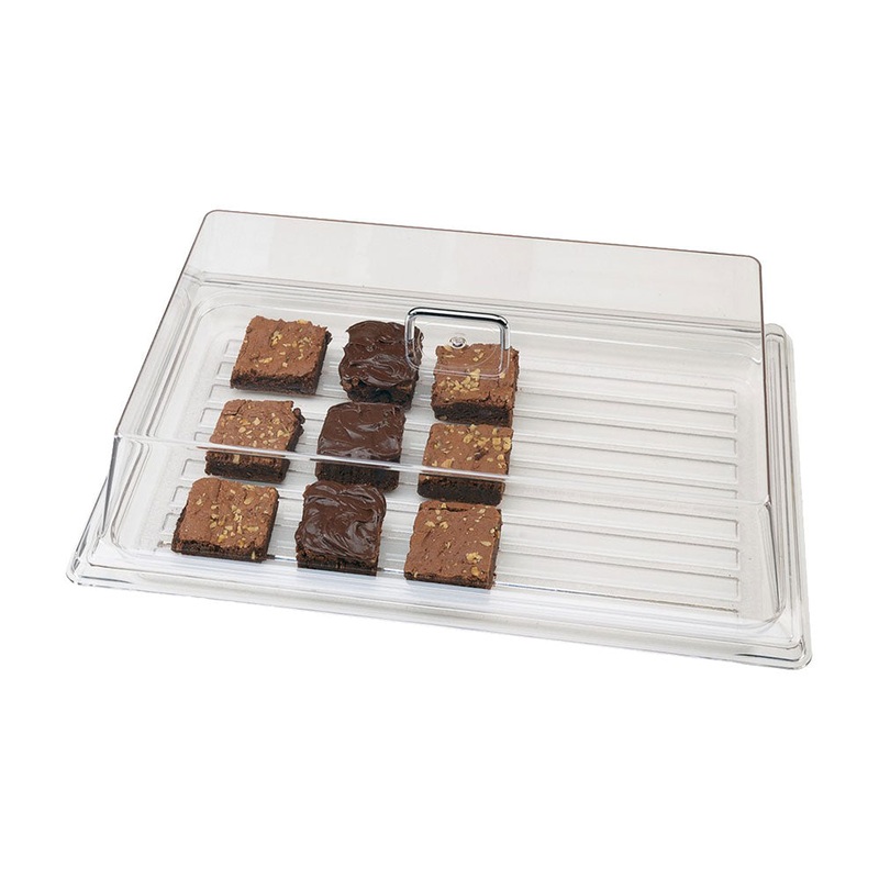 Cambro RD1220CW135 Camwear Display Rectangular Cover, Clear, 12" x 20"