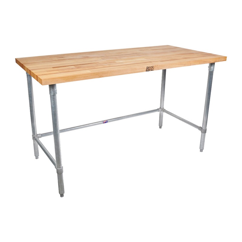 John Boos HNB10 Maple Top Work Table, 72" x 30"
