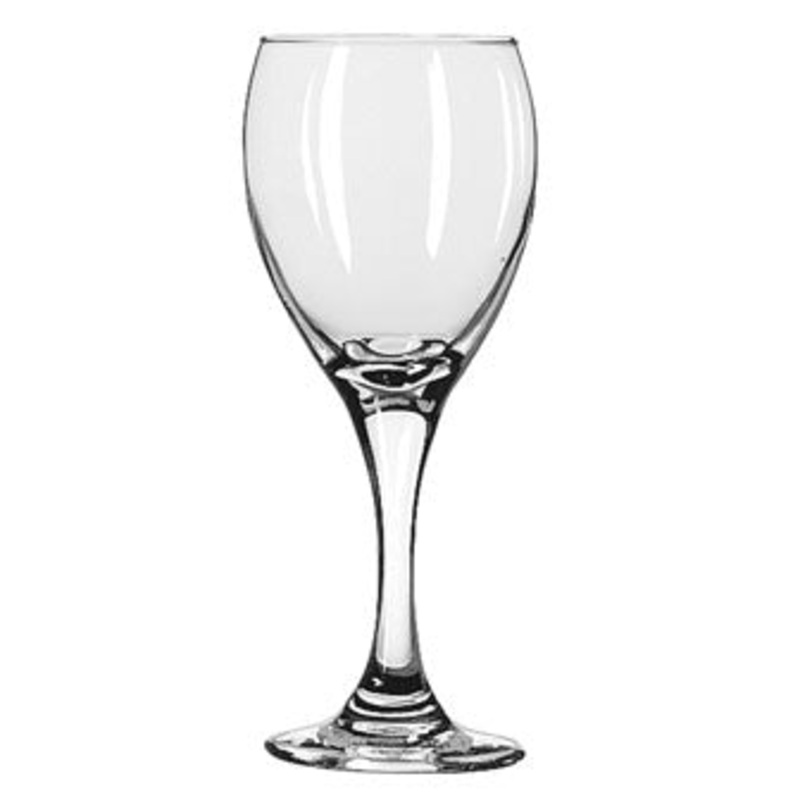 Libbey 3965 Teardrop White Wine Teardrop Glass, 8.5 oz., Case of 24