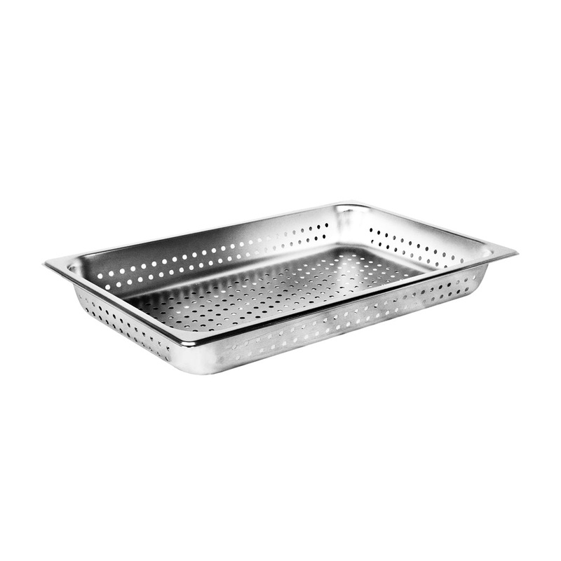 Thunder Group STPA7002PF Perforated Full Size Steam Table Pan, 2.5" Deep
