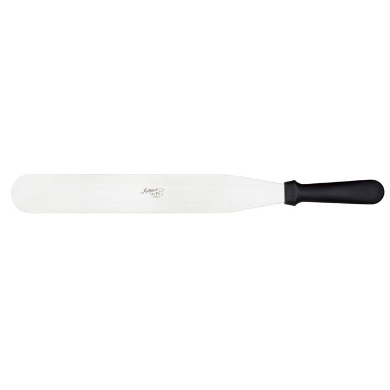 Ateco 1314 Pastry Spatula w/ Black Plastic Handle, 14"
