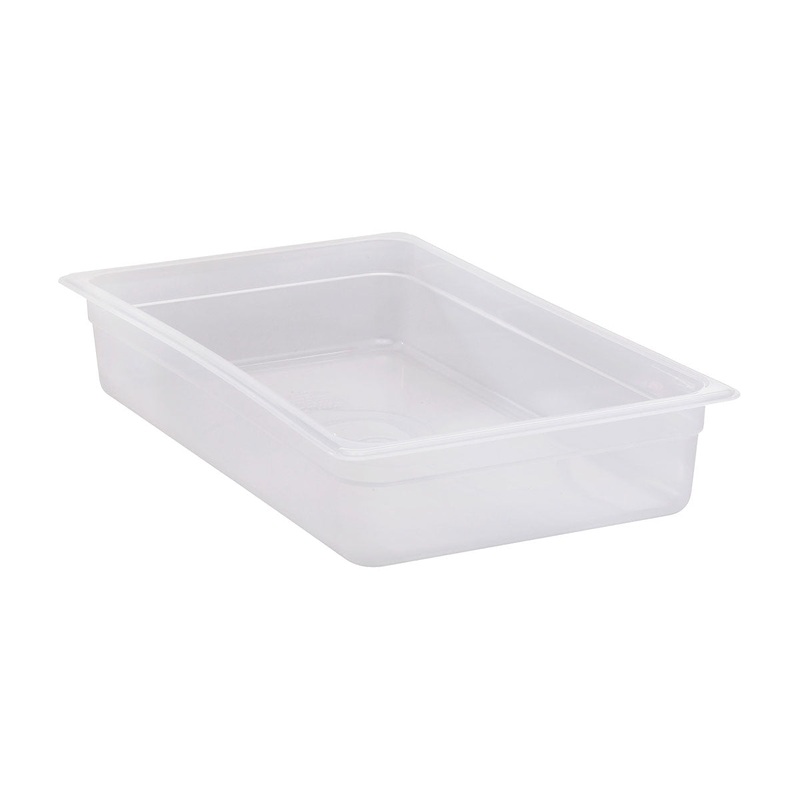 Cambro 14PP190 Translucent Food Pan, Full Size, 4" Deep