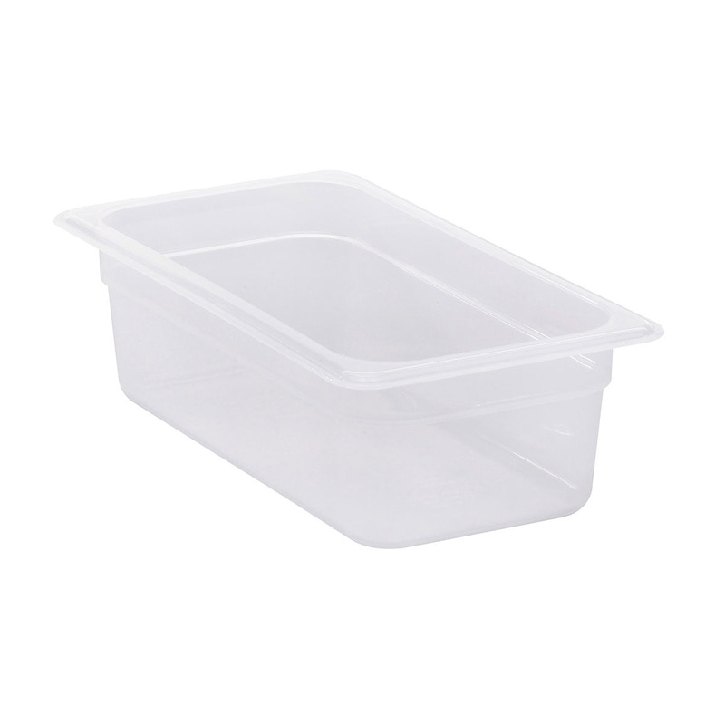 Cambro 34PP190 Translucent Food Pan, 1/3 Size, 4" Deep
