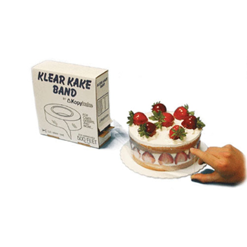 Kopykake KB520 Clear Cake Collar / Band, 2", 500' per box