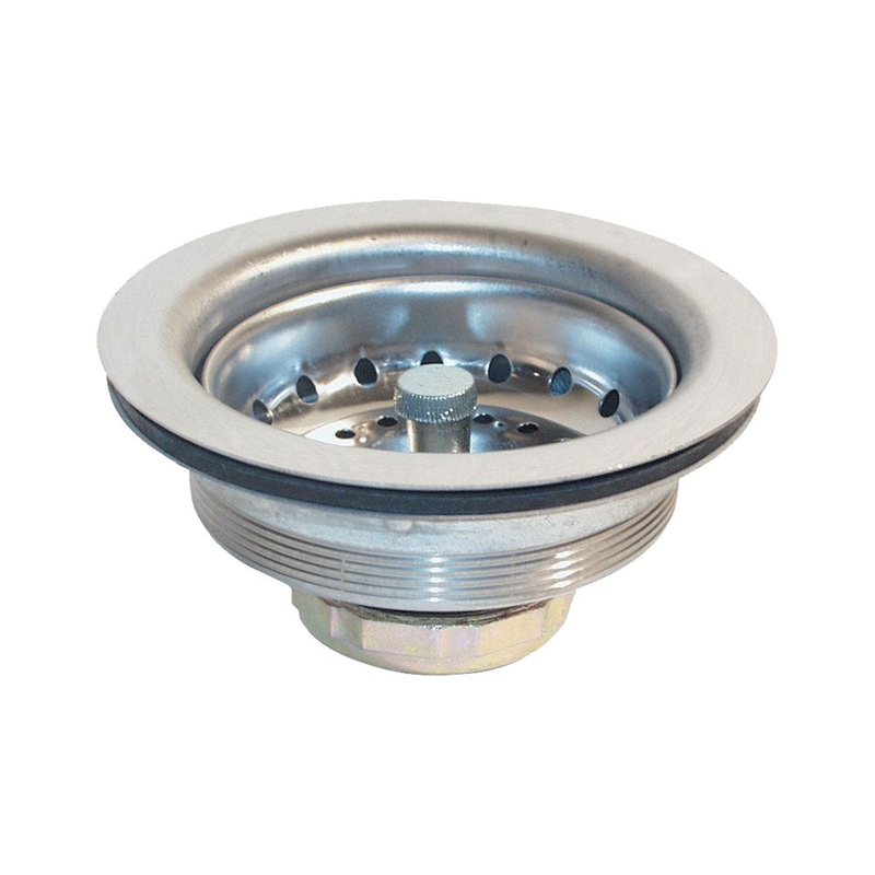 Krowne 23-123 Kitchen Sink Drain with Basket, 3.5"