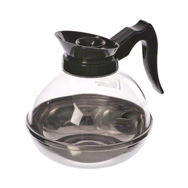 Tempered Plastic Decanter for Regular Coffee, 64 oz.