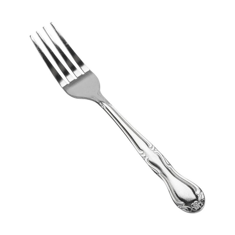 Update International CE-206 Chrome Claridge Salad Fork, Pack of 12