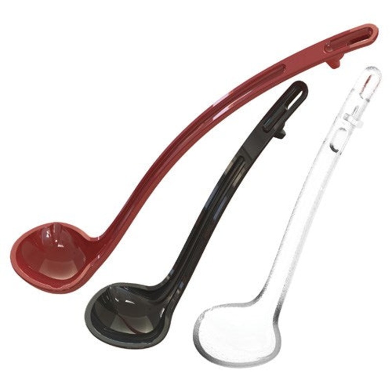 Winco PLD-8K Black 8-1/2" Long, 3/4 Oz. Ladle